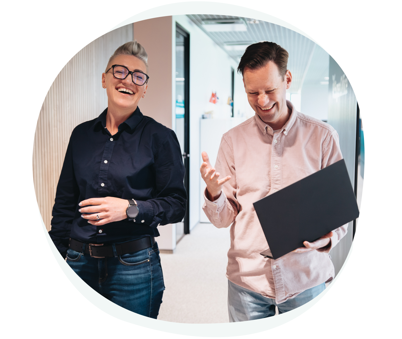  Laptop met SuperOffice CRM