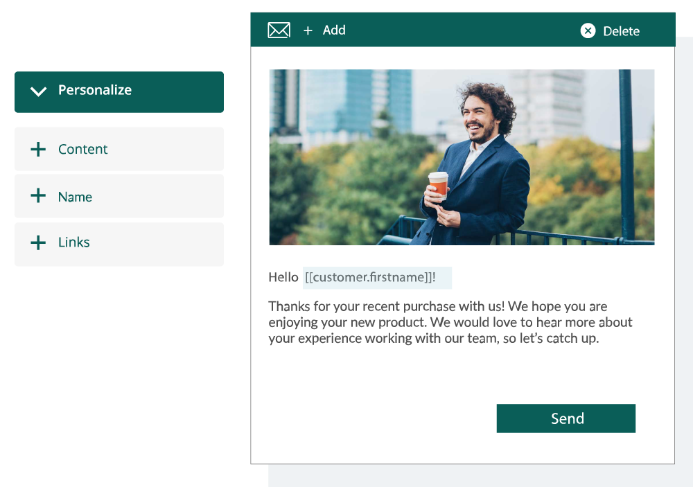 Screen shot SuperOffice CRM