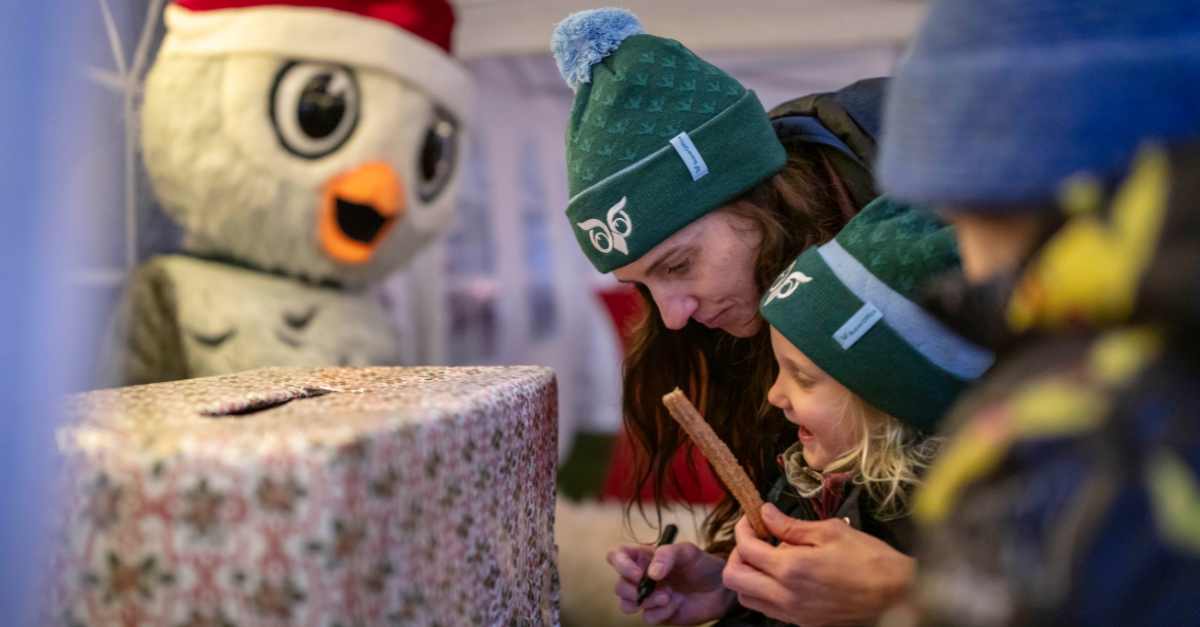 Calendar house Santa`s wish list